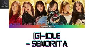 GIDLE 여자아이들  Señorita Piano Cover Color Coded Lyrics Eng\Rom\Indo [upl. by Aurelia]