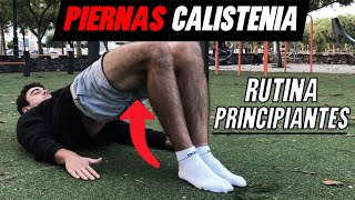 ✅🍗RUTINA para CRECER tus PIERNAS con CALISTENIA [upl. by Carlisle]