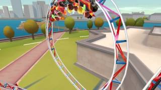 Coaster Crazy Deluxe iOS Release Trailer [upl. by Ahsinak]