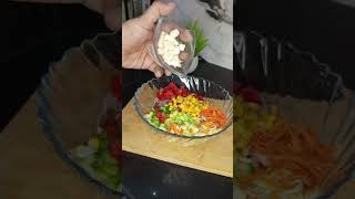 High Protein Salad salad dietfood healthy vegetables sanaskitchen5728 [upl. by Jarret]