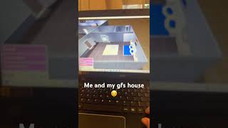 Making a bloxburg house with my gf [upl. by Annoyk]