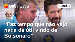 Bolsonaro demonstra que tem pouca satisfação na vida ao dizer que se sente útil com Nunes  Kotscho [upl. by Neesay956]