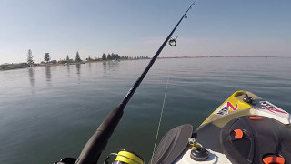 Watersnake 54 lb trolling motor side mounted on Feelfree Lure 115 kayak [upl. by Maribelle757]