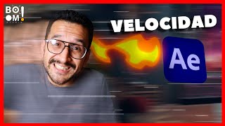 After effects  Aumentar la velocidad en un video  2024 [upl. by Mose679]