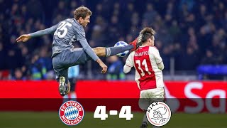 Bayern Munich vs Ajax 44 All Goals amp Highlights  Champions League 201819 [upl. by Akinirt]