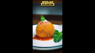 The best SICILIAN ARANCINI recipe shorts [upl. by Ahsiele]