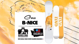 BNICE  20242025 GNU SNOWBOARD [upl. by Eniamej]