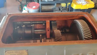 1950 LeBlond Regal 17quot Lathe Restoration Part 11 Getting into the Headstock [upl. by Magnus]