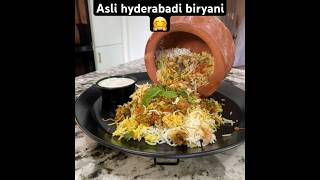 Hyderabadi mutton biryani 🤤biryani is an emotion 🤗  hyderabadibiryani muttonbiryani [upl. by Bartlet428]