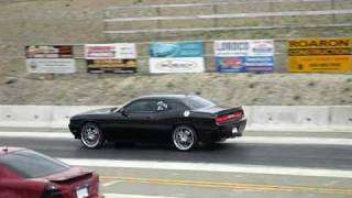 2008 dodge challenger srt8 500 series vs 07 grand prix V8 [upl. by Arihsaj]