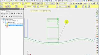 TFM  Curve 5X Line Control on Mastercam X5 [upl. by Aronle]