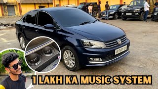 Most modified Volkswagen Vento  1 Lakh ka music system  Priyanshu Pal  carreview volkswagen [upl. by Nimajaneb]