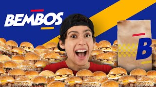 Probe Todas Las Hamburguesas De Bembos  Lo Quiero Todo [upl. by Manno]