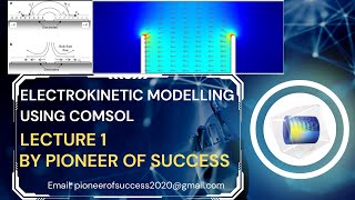 Introduction to Electrokinetic Simulations using COMSOL Electrochemical comsol pos [upl. by Coughlin]