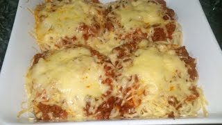 سباغيتي بصلصة البولونيز اللذيذة spaghetti a la bolognaise [upl. by Emoraj532]