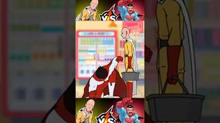 Saitama vs Omni mannew animation📲saitama animeshorts [upl. by Arabela]