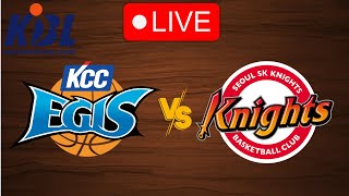 🔴 Live KCC Egis vs Seoul Knights  Live Play By Play Scoreboard [upl. by Ynafets688]