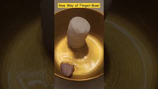 New Way of FingerBowl in NJ Restaurant 😲 shorts indianrestaurant [upl. by Margaretta]