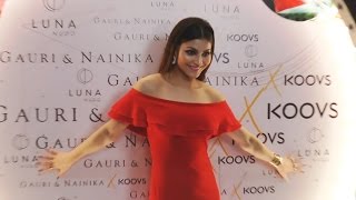 Gorgeous Urvashi Rautela At Gauri amp Nainika x KOOVS Launch Party [upl. by Noeruat764]