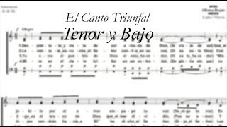 Lldm El Canto Triunfal Tenor y Bajo [upl. by Howlan569]