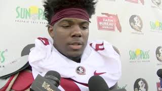 Florida State Seminoles TE Tre McKitty on team morale [upl. by Zorine]