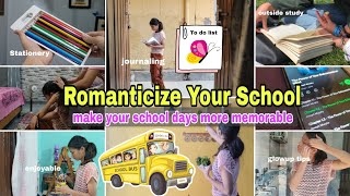 how to quotRomanticizequot your schoolGlow Up Tips Cute Stationeries Study Tricks💞 school tips [upl. by Acinaj]