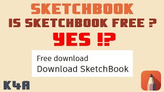 Is SketchBook free  Autodesk SketchBook is FREE [upl. by Ynaffet]