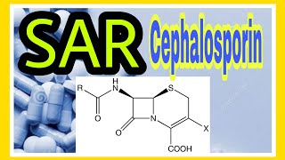 SAR of Cephalosporins  Antibiotic Betalactam part 9Medicinal Chemistry 3  Bpharmacy 6th sem [upl. by Huberty]