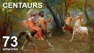 Centaurs Mythological Paintings 73 Artworks Slideshow [upl. by Bren]