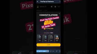 Pixel Tap Today Combo Cards Task 21 June shorts pixelmining pixeltap pixelverse airdrop [upl. by Flo]