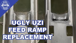 Installing a BWE Firearms Machined Uzi Feed Ramp [upl. by Naerad]