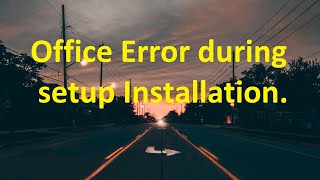 How To Fixed MS Office Installation Errors In Windows 11107  MS Office Installation Error [upl. by Assirim]