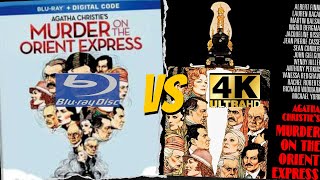 Murder on the Orient Express 1974 4K Ultra HD VS Bluray Comparison from kinolorber [upl. by Lumbye]