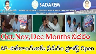 Sadarem Certificate Slots are Open for OctNovDec Months meeseva gramasachivalayam news media [upl. by Enedan]