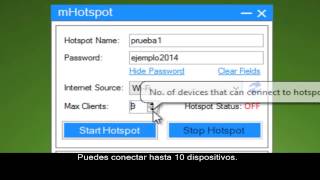 mHotspot – Router virtual WiFi – Vista Previa Descargar [upl. by Navap]