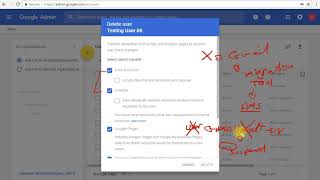 G Suite administrator course  Delete undelete a user new version [upl. by Ribble707]