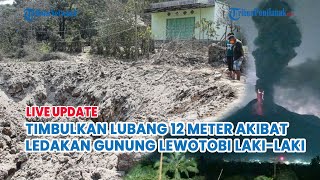 🔵Mengenal Bom Lava Gunung Lewotobi Lakilaki yang Timbulkan Lubang 12 Meter Baru Pertama Terjadi [upl. by Mara]