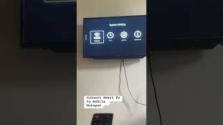 Tv Me Hotspot Kaise Connect Kare  Led Tv Ko Mobile Se Kaise Connect Kare smartphone smarttv [upl. by Duester]