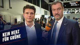 CSU 💔 GRÜNE Kann Lutz van der Horst die Parteien zusammenbringen  heuteshow vom 18102024 [upl. by Trometer]