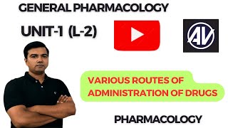 General Pharmacology L2 Various route of Drug administration [upl. by Nojad]