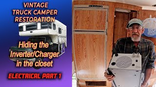 Electrical Install Installing Renogy 2KW InverterCharger Vintage Truck Camper Restoration [upl. by Hardunn]