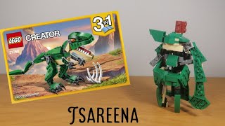 Lego 31058 alternate build Pokemon Tsareena [upl. by Ecnarolf]