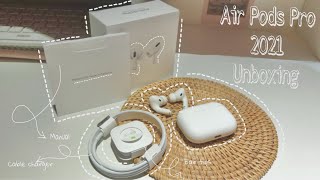 ✨Aesthetic AirPods Pro Unboxing 2021✨ [upl. by Giffer]