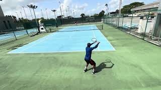 Ripping forehands Speed Tracked with Swingvision [upl. by Niawtna]