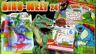 Dino Welt 24 mit Triceratops  Dimorphodon  Brontosaurus  Plesiosaurus   Dino ABC und mehr [upl. by Lenoel]