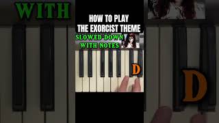 The Exorcist Theme Piano Lesson piano pianotutorial theexorcist pianolessons [upl. by Adien]