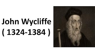 John Wycliffe  The Morning Star of Reformation  Urdu  Hindi  Explanation [upl. by Jaye]