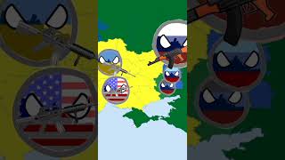 The division of Ukraine or Donbass bombing be like ULTIMATE EDITION countryballs [upl. by Nailluj]