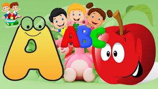 ABC Letters for Kids  Full English Alphabet with phonics for Preschool Nursery Rhymes [upl. by Hutt]