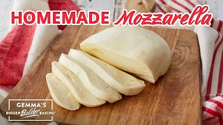 How to Make the Best Mozzarella Recipe  Bold Baking Basics [upl. by Turoff802]